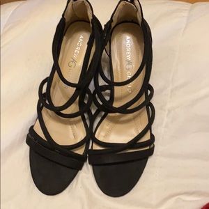 Strappy wedge sandals